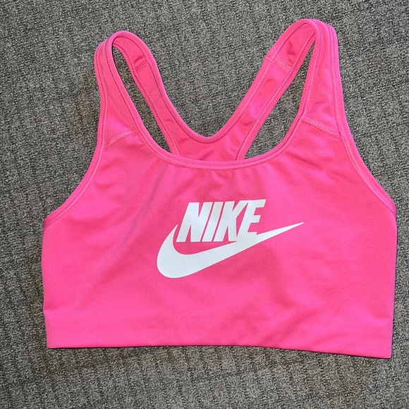 Nike Other - Hot pink Nike dri fit sports bra size M